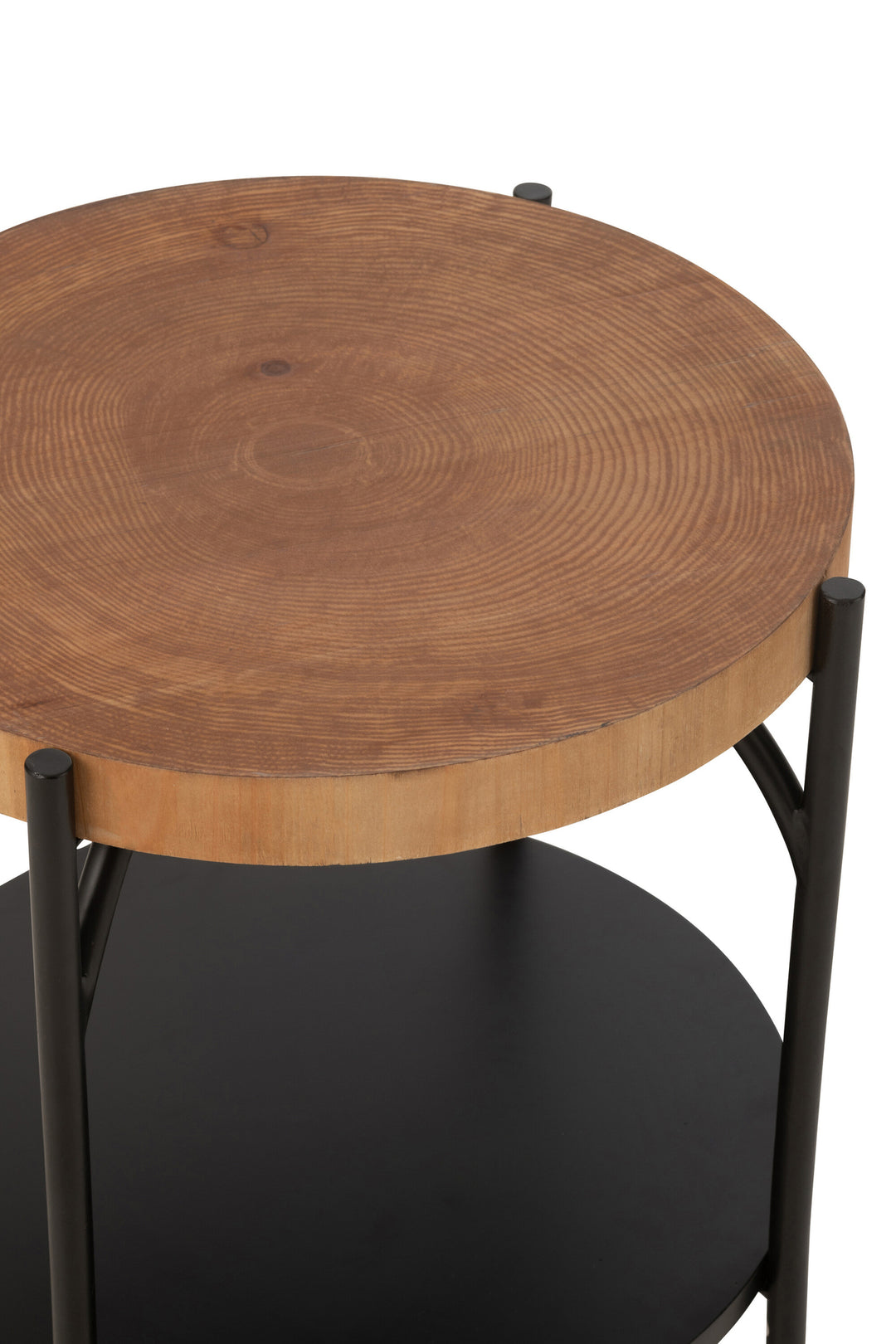 Table D'Appoint Fer Noir Naturel