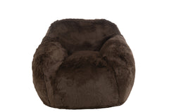 Fauteuil Polyester Marron | Bela
