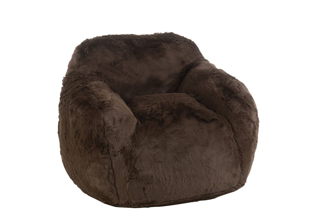Fauteuil Polyester Marron | Bela
