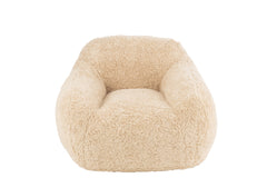 Fauteuil Polyester Crème Petit | Cane