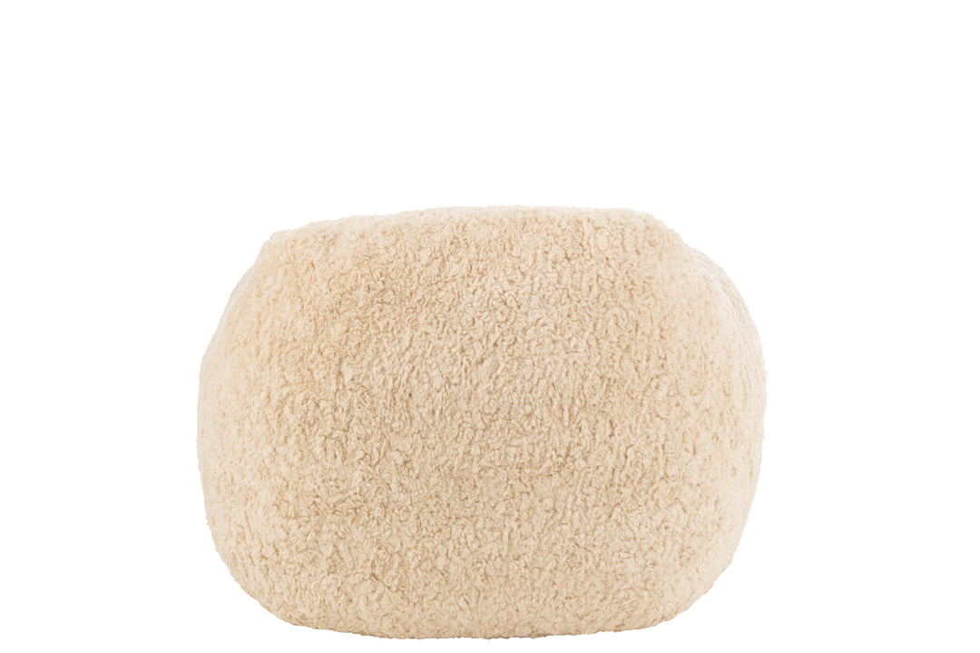 Fauteuil Polyester Crème Petit | Cane