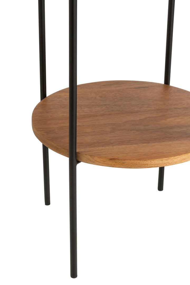 Lampe Sur Pied Fer Mangue Noire
