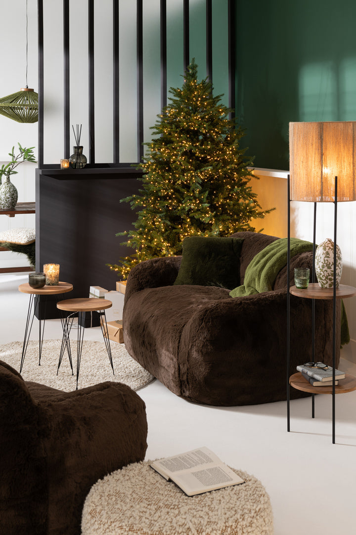 Lampe Sur Pied Fer Mangue Noire