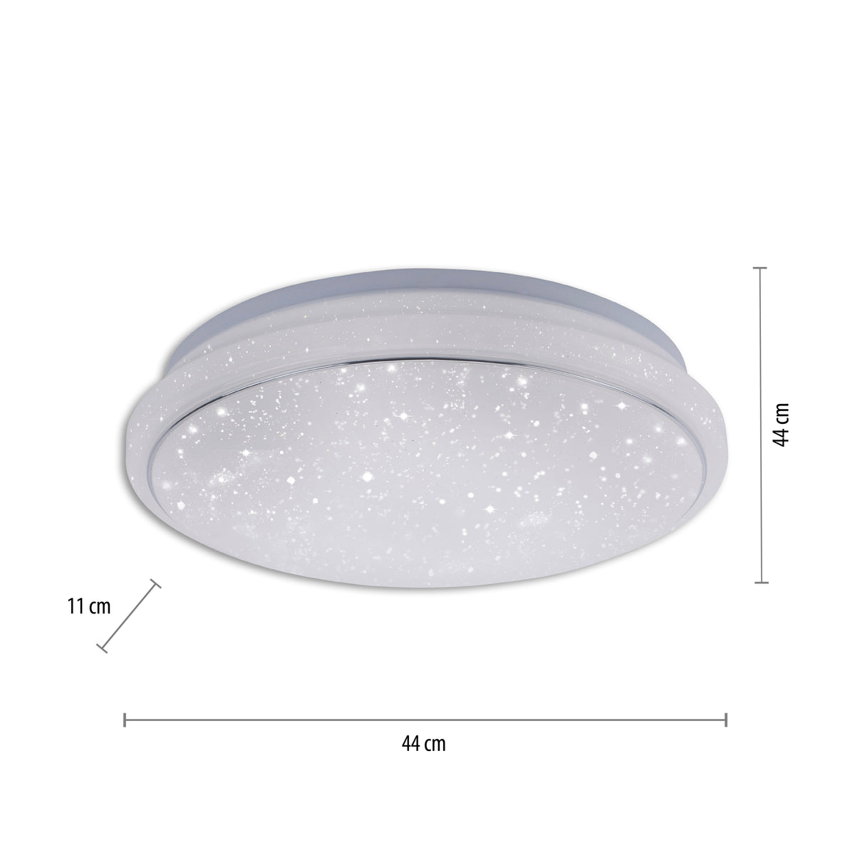 Plafonnier Lolasmart-Jupi blanc, L 44 cm