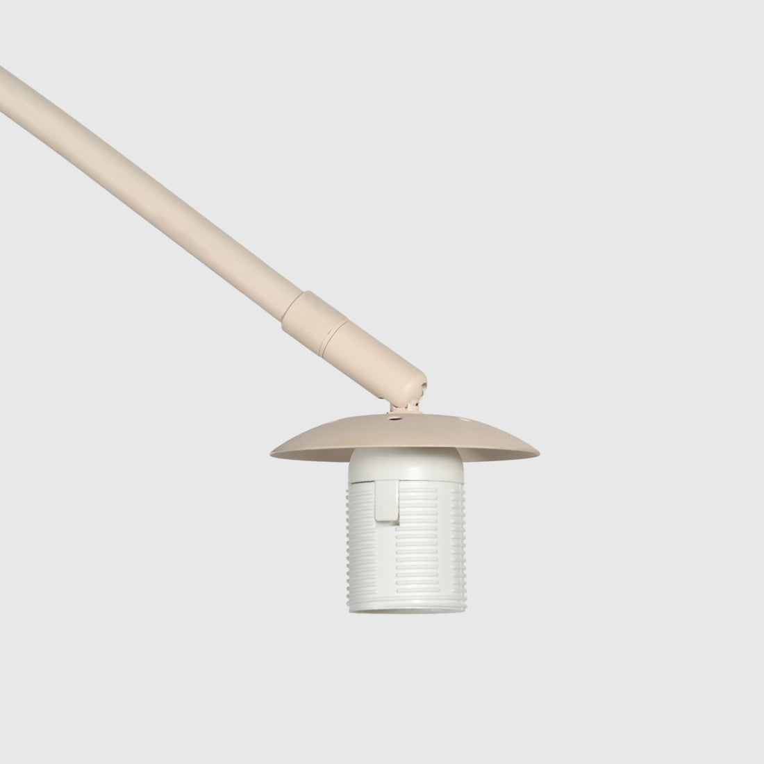 lampadaire arc salon crème, abat-jour plissé Ø 60 cm à variateur | Cézan