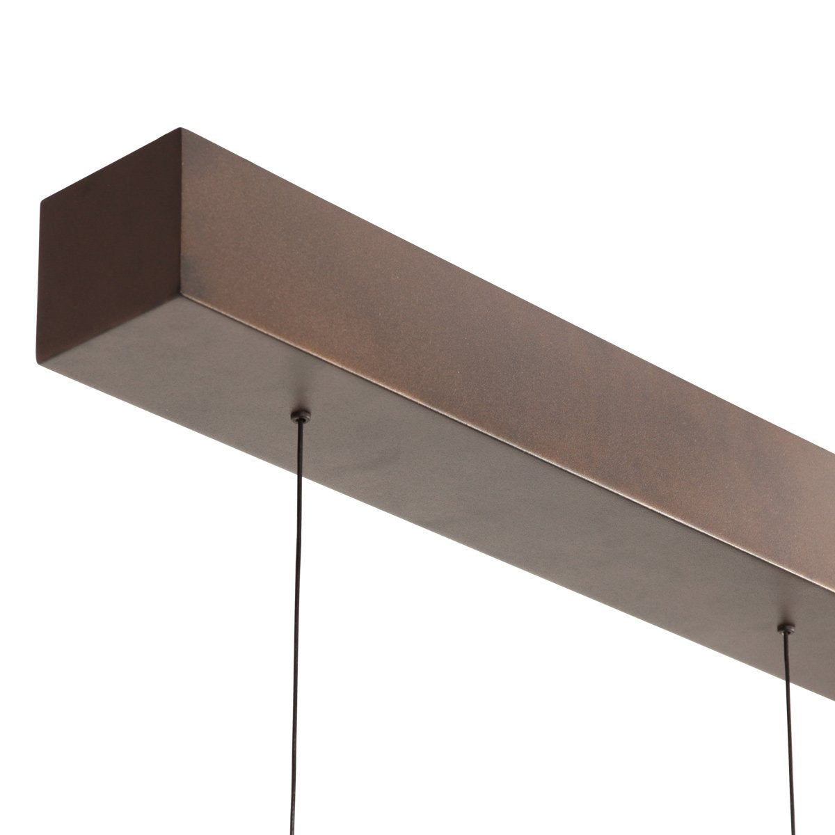 Suspension luminaire Bande marron