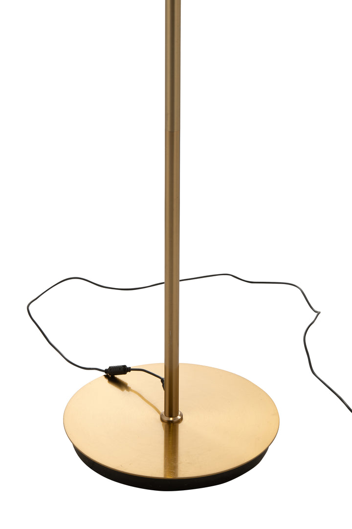 Lampe Sol LED Verre Marron