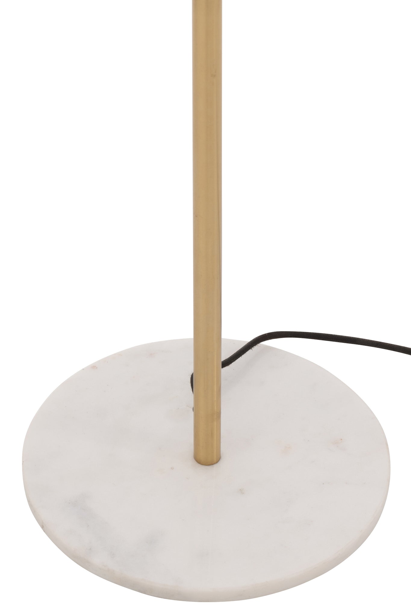 Lampe Sol Métal Marbre Doré