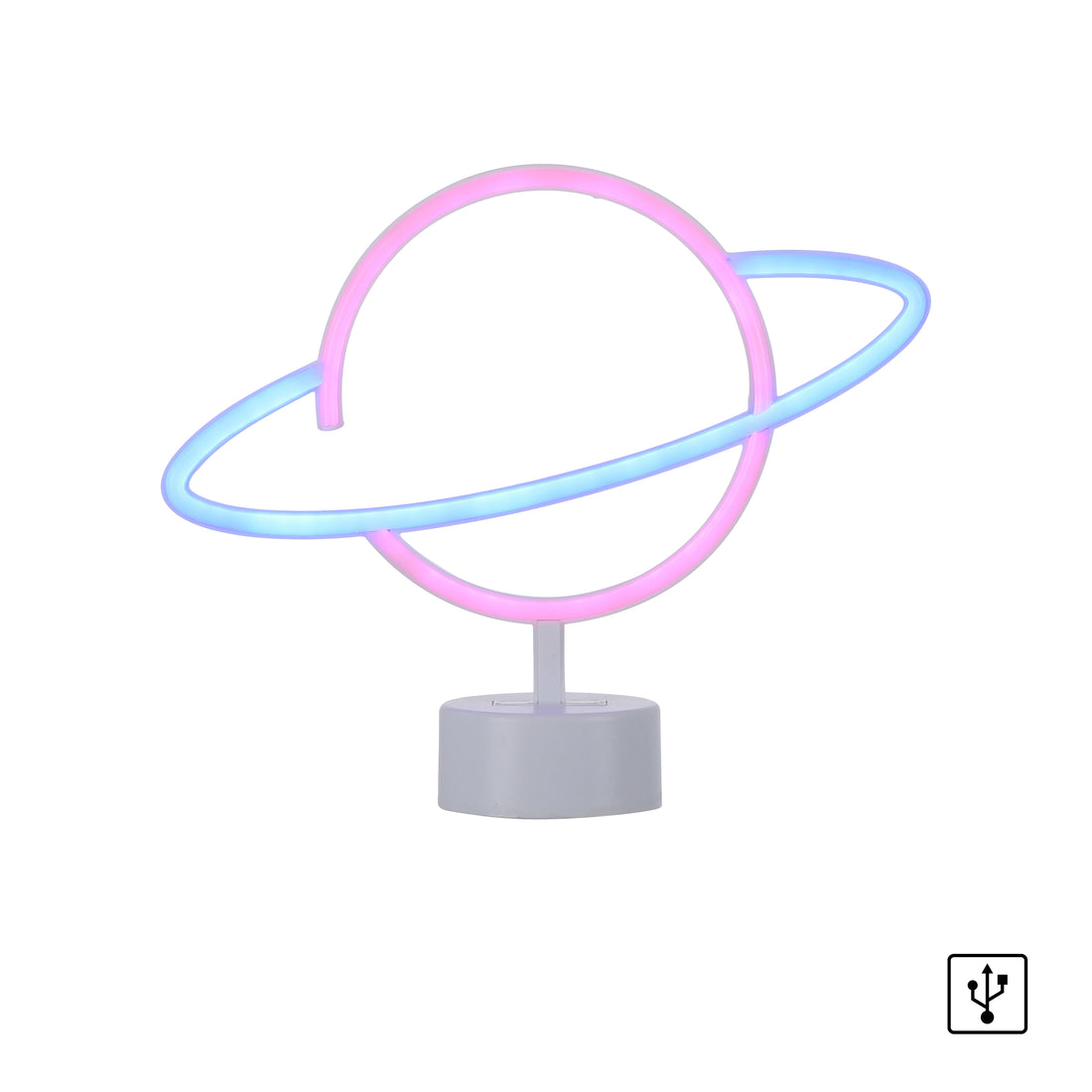 Lampe à poser Neon-Saturn multicolore