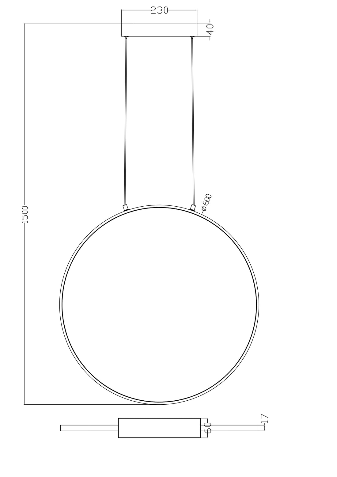 Suspension luminaire | Rascal