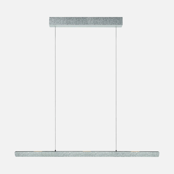 Lampe barre led linéaire 160 cm en acier champagne à capteur de geste, salle à manger | Fluxy