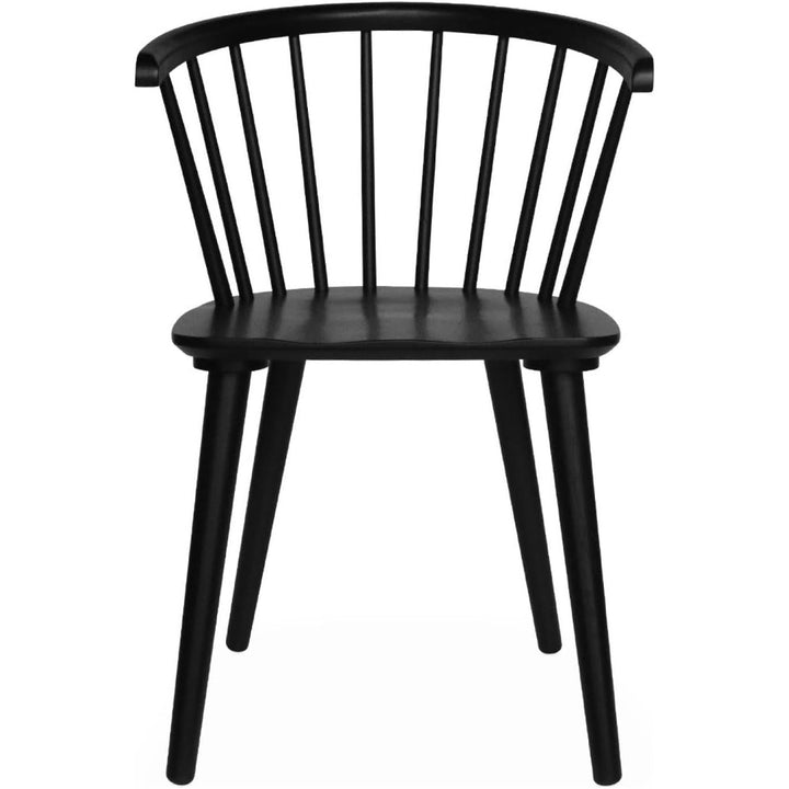 Lot 2 Chaises Bois Noir | Designix - 3333    - https://designix.fr/