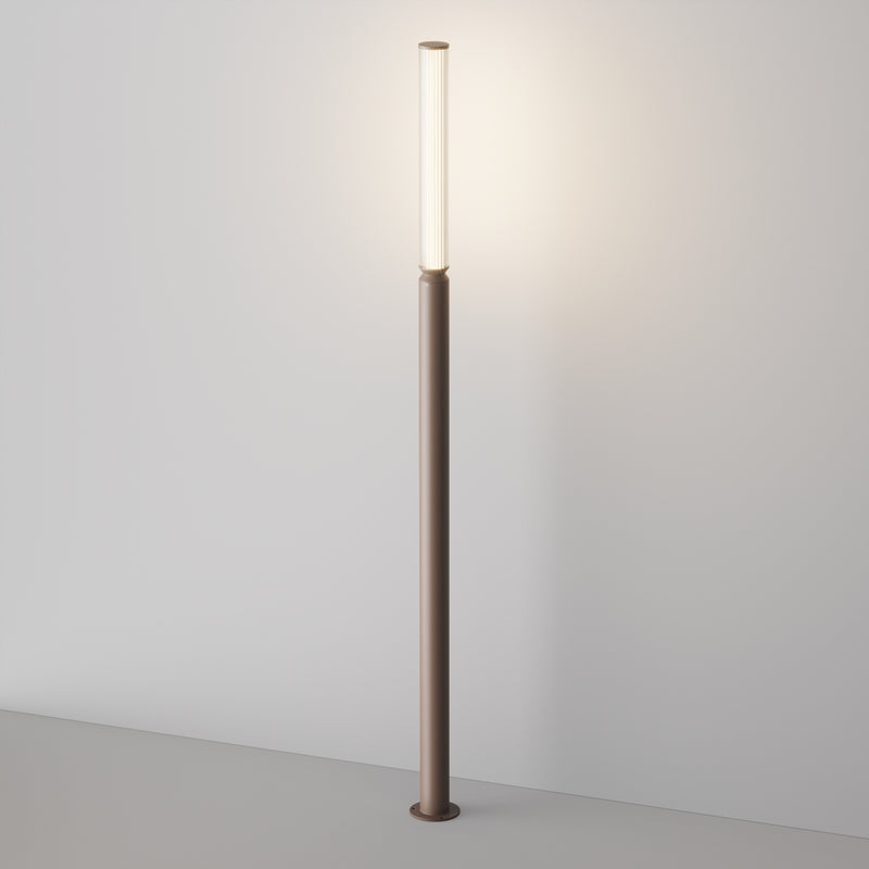 Lit Luminaire exterieur marron