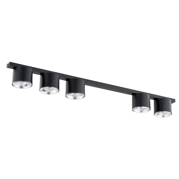 Plafonnier Nano 5 lumières noir