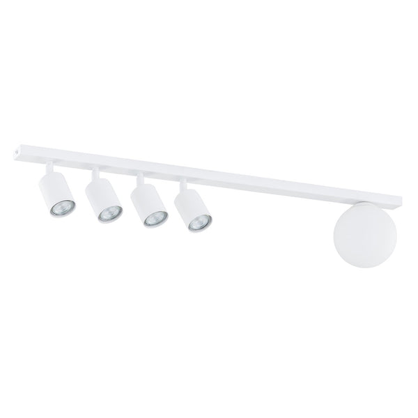 Plafonnier Baster 5 lumières blanc