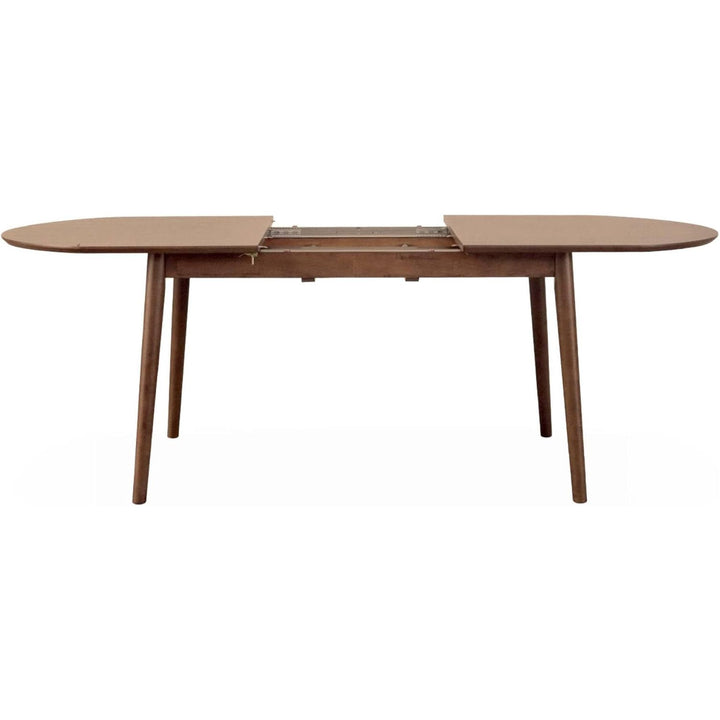 Alice'S Home - Table À Manger Extensible Ovale Couleur Noyer Lina 6 À 8 Places. 160 À 210Cm | Designix - Amazon    - https://designix.fr/