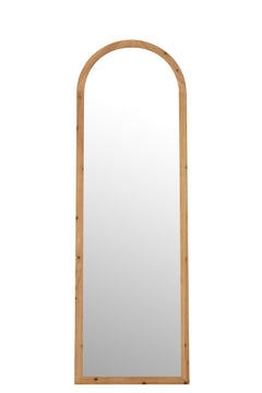 Miroir Pieds Bois Naturel