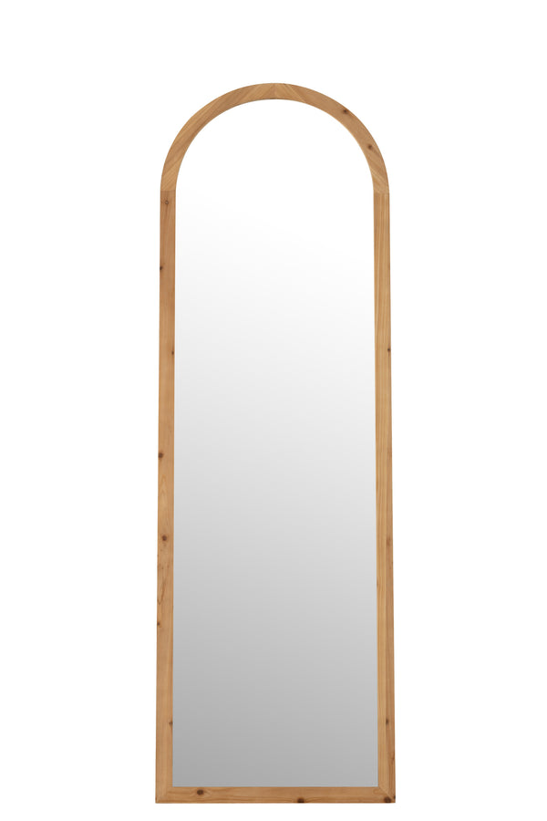 Miroir Pieds Bois Naturel