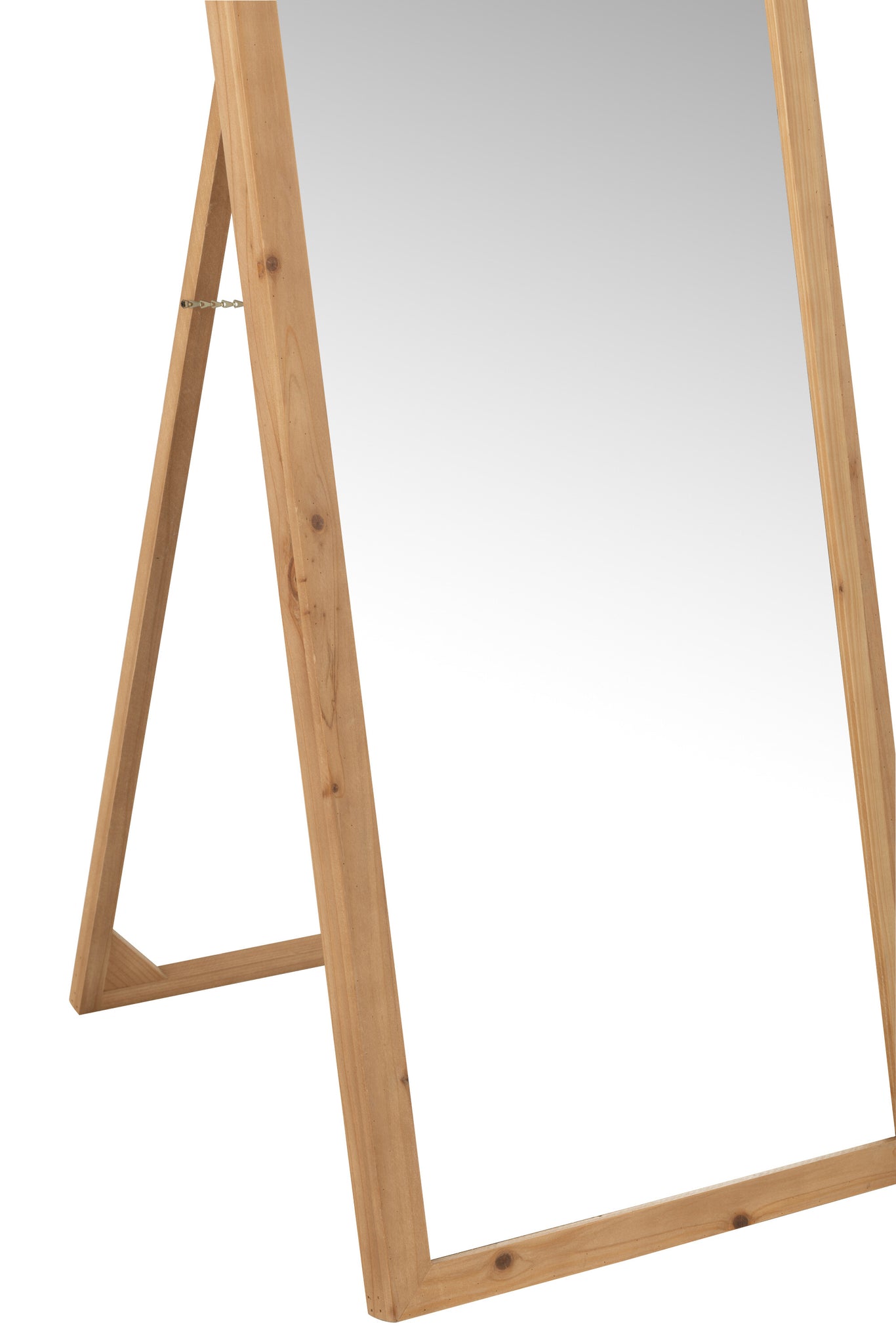 Miroir Pieds Bois Naturel