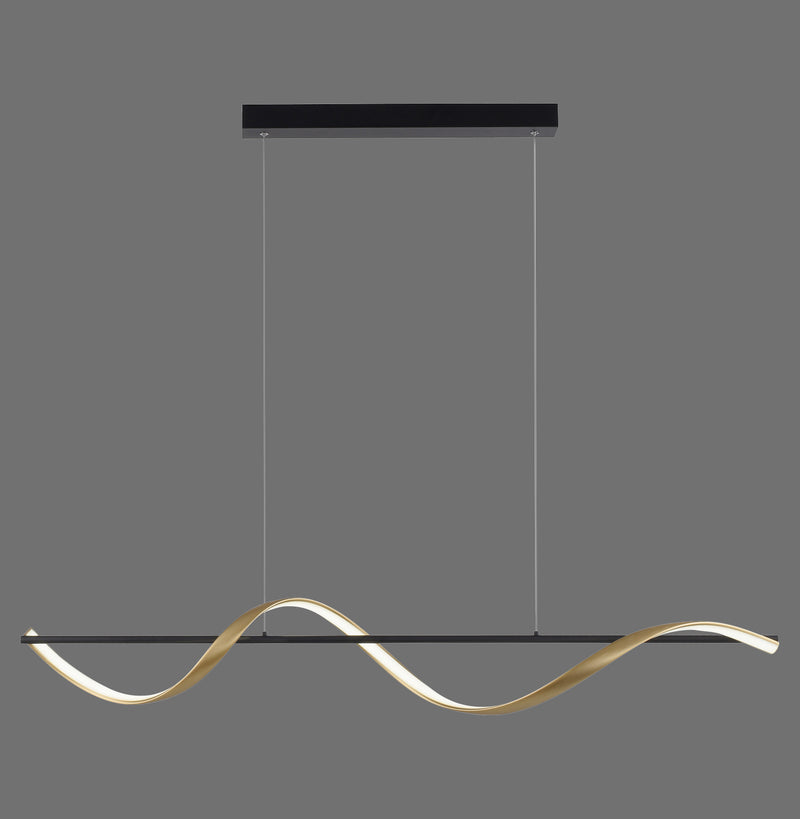 Suspension luminaire | Q-Swing Laiton mat