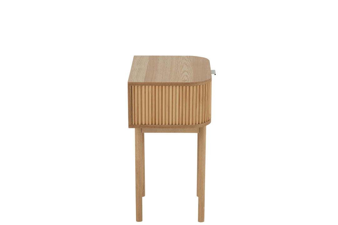 Table Nuit Bois Arrondi