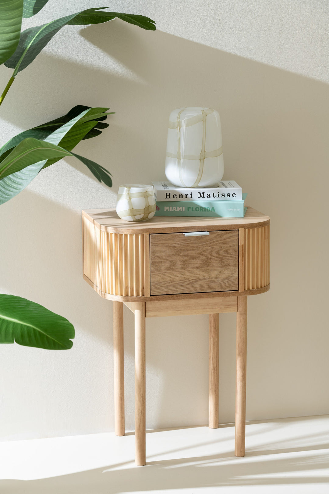 Table Nuit Bois Arrondi