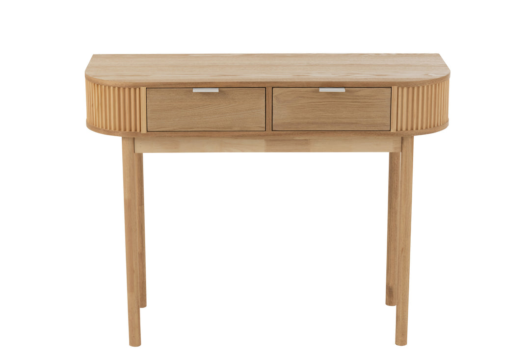 Console MDF Bois Pin Naturel