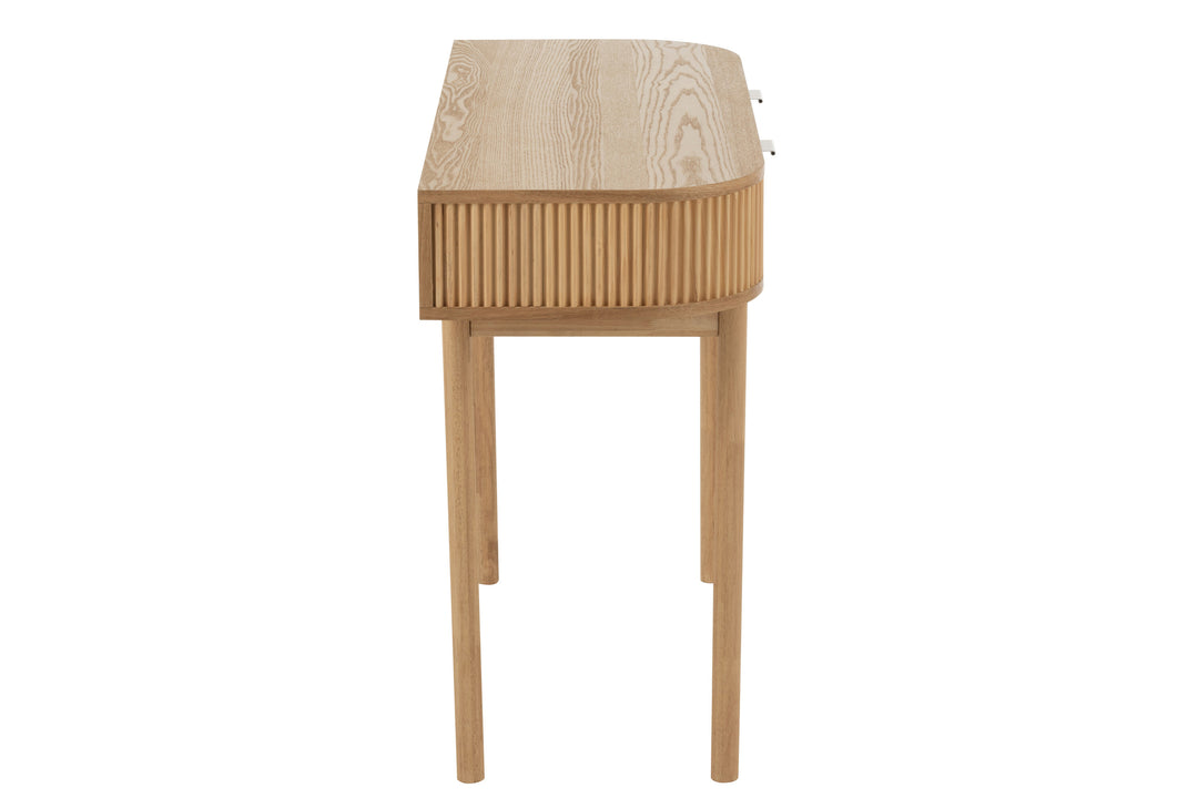 Console MDF Bois Pin Naturel
