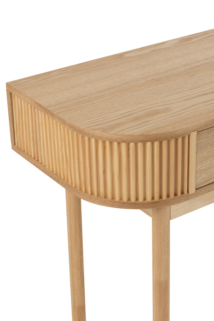 Console MDF Bois Pin Naturel
