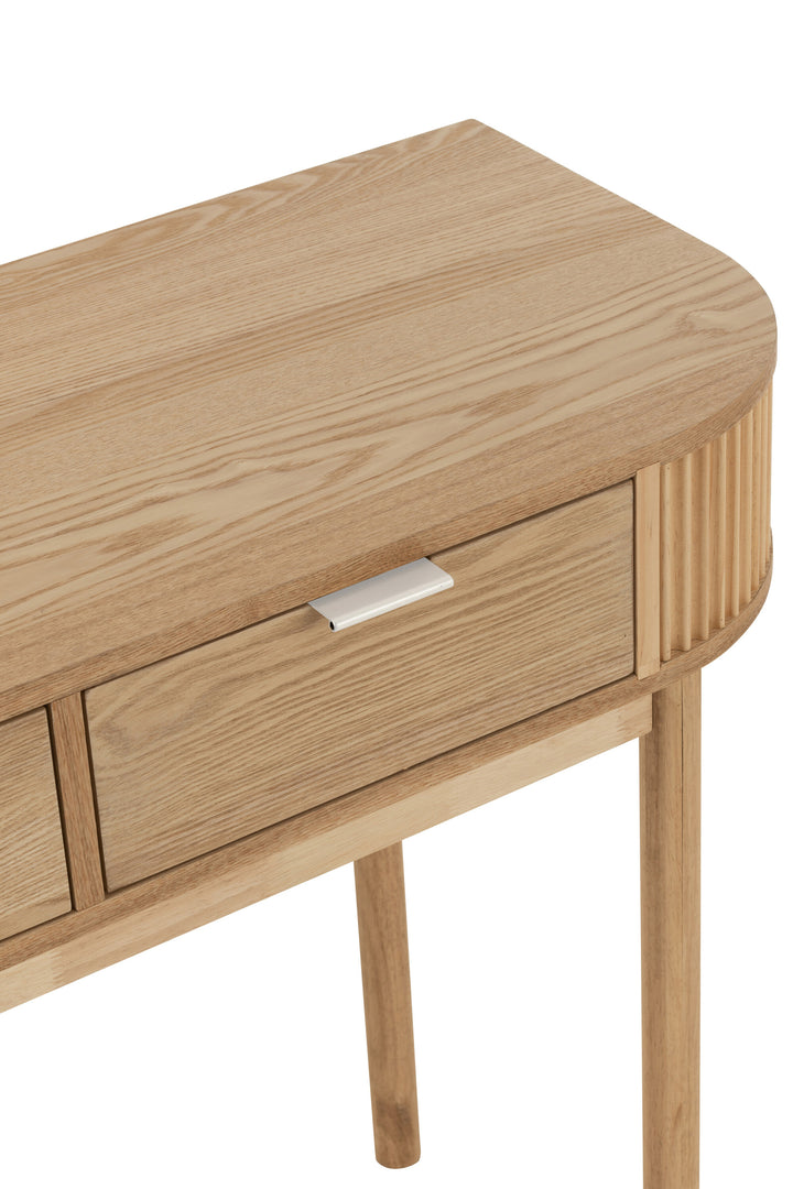 Console MDF Bois Pin Naturel