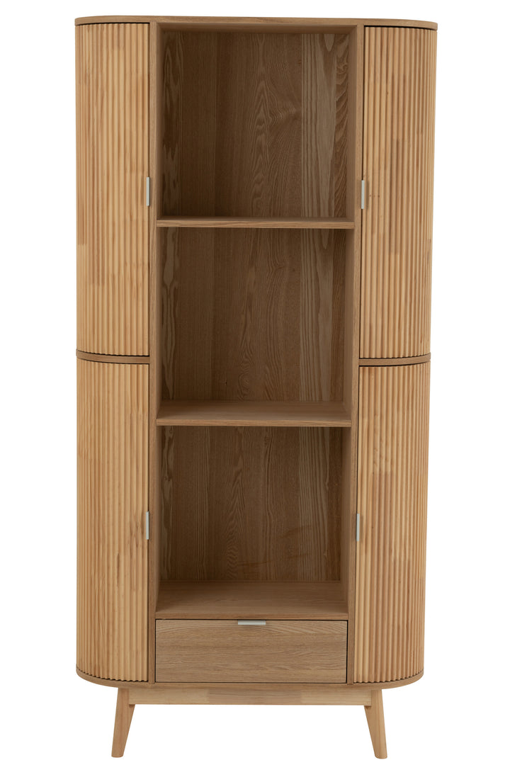 Étagère Arrondie Bois Naturel