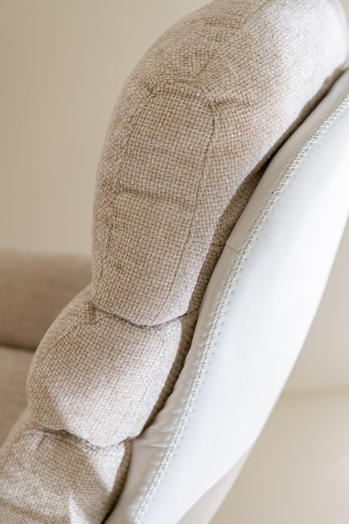 Fauteuil Relax Métal Gris et Noir | Vela