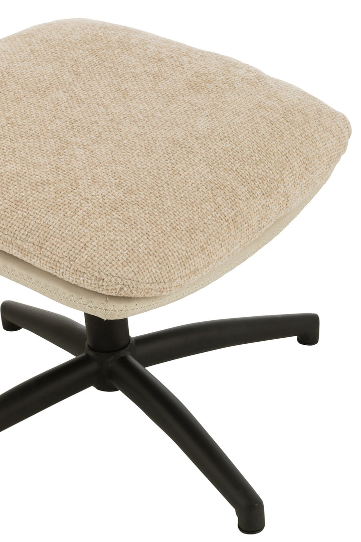 Fauteuil Relax Métal Gris et Noir | Vela