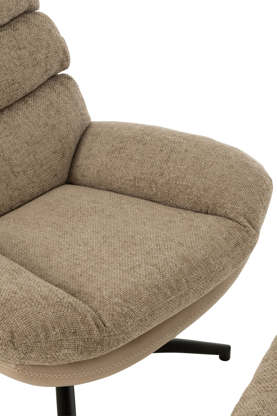 Fauteuil Relax Gris Foncé Métal | Enio