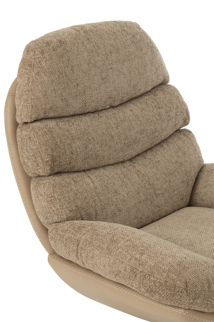 Fauteuil Relax Gris Foncé Métal | Enio