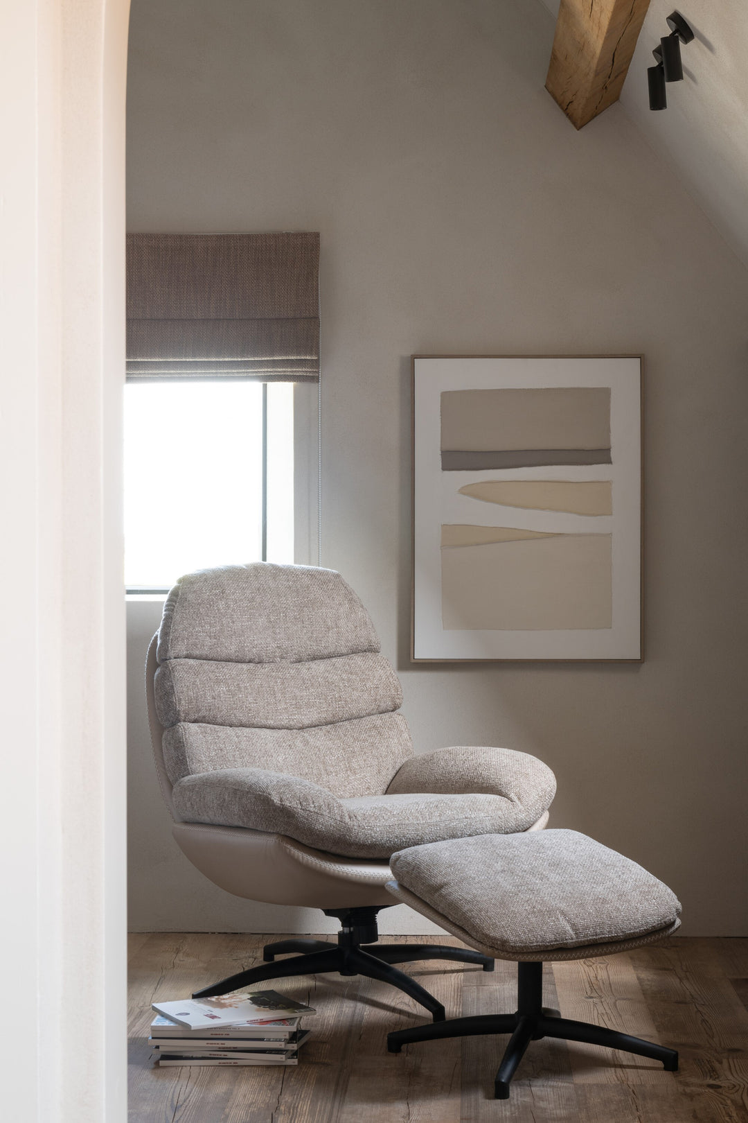 Fauteuil Relax Gris Foncé Métal | Enio