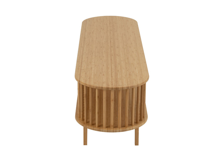 Support TV Bambou Naturel