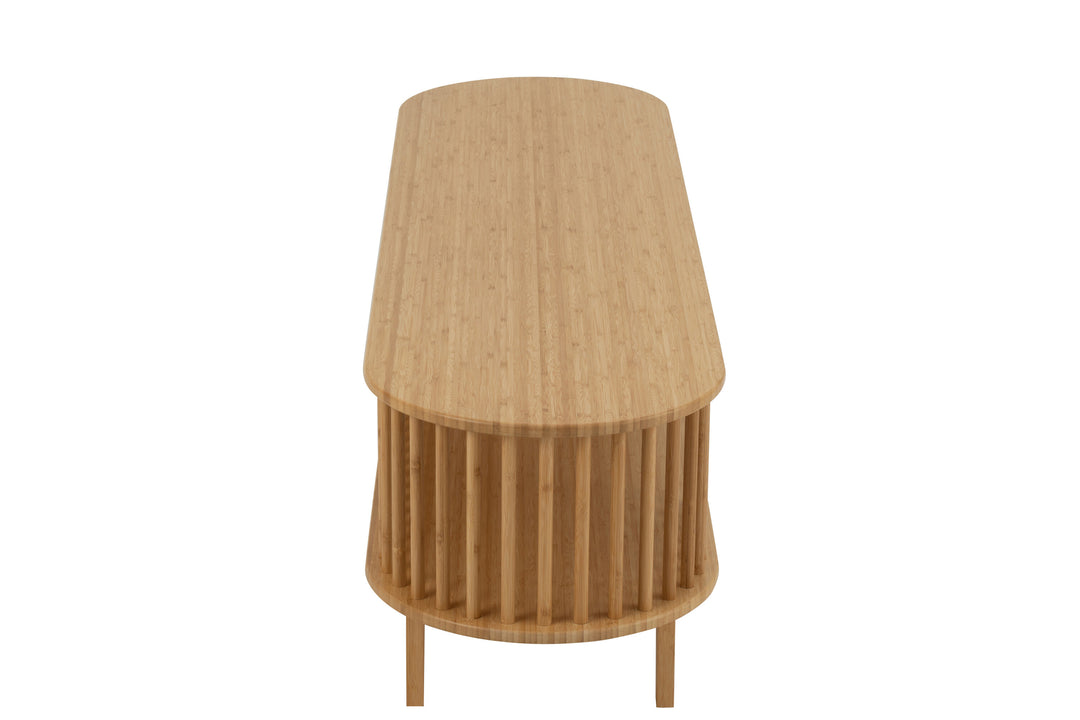 Support TV Bambou Naturel