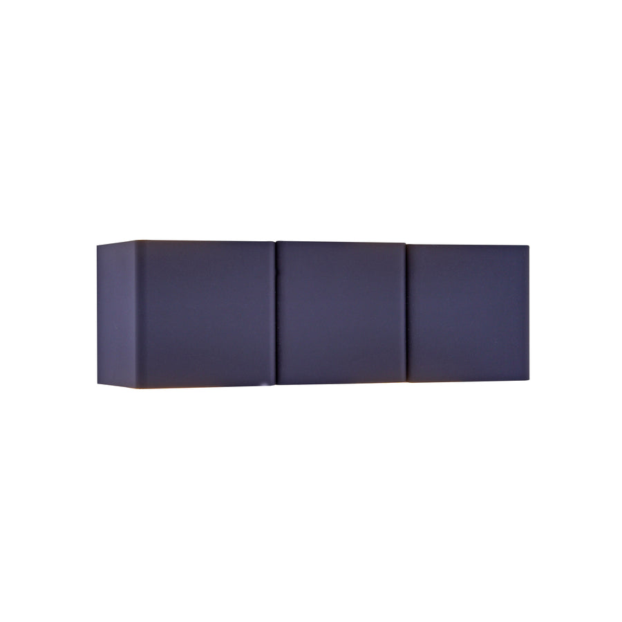 Applique murale Marcel anthracite, verre