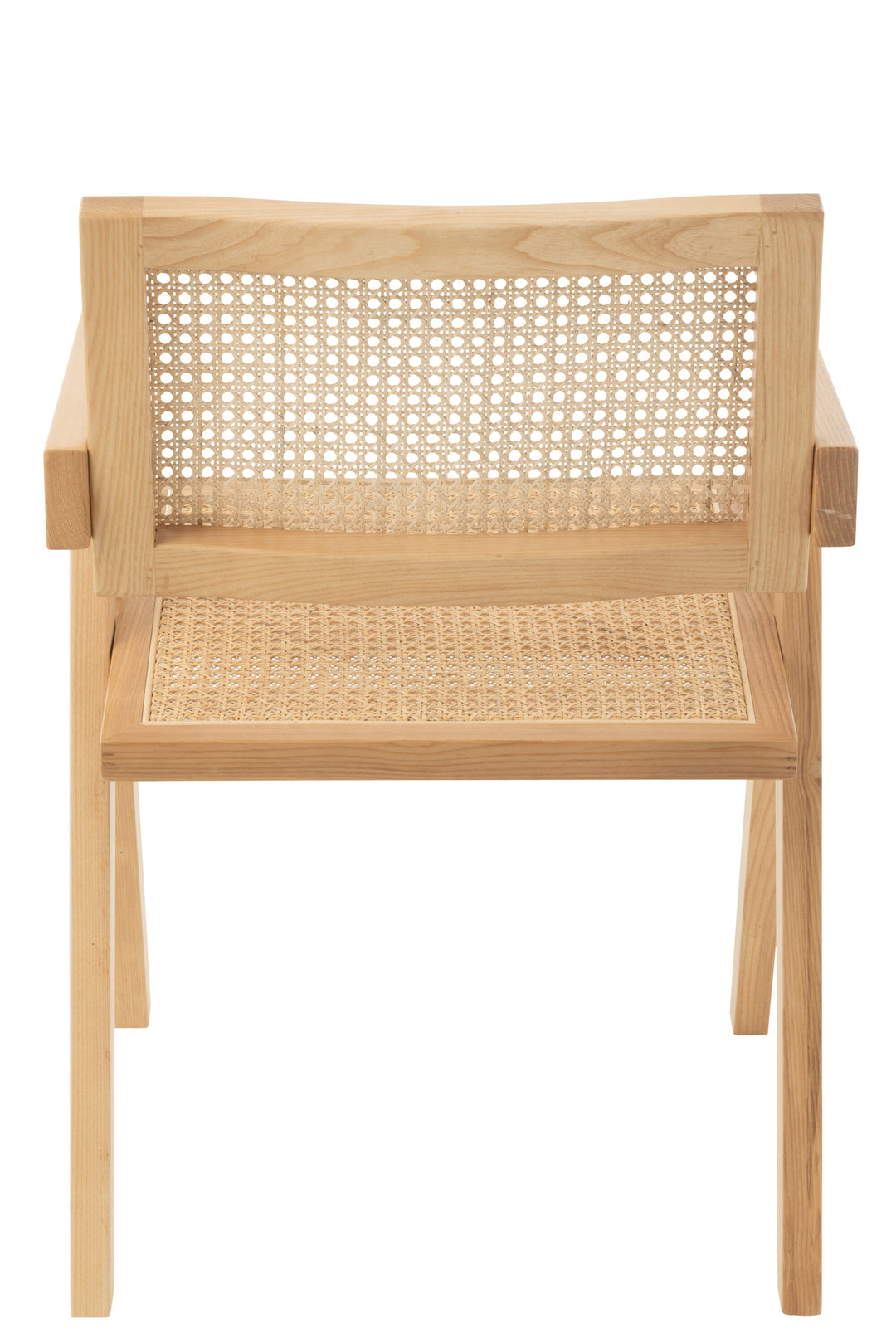 Chaise Naturel En Rotin Et Frêne | Elna