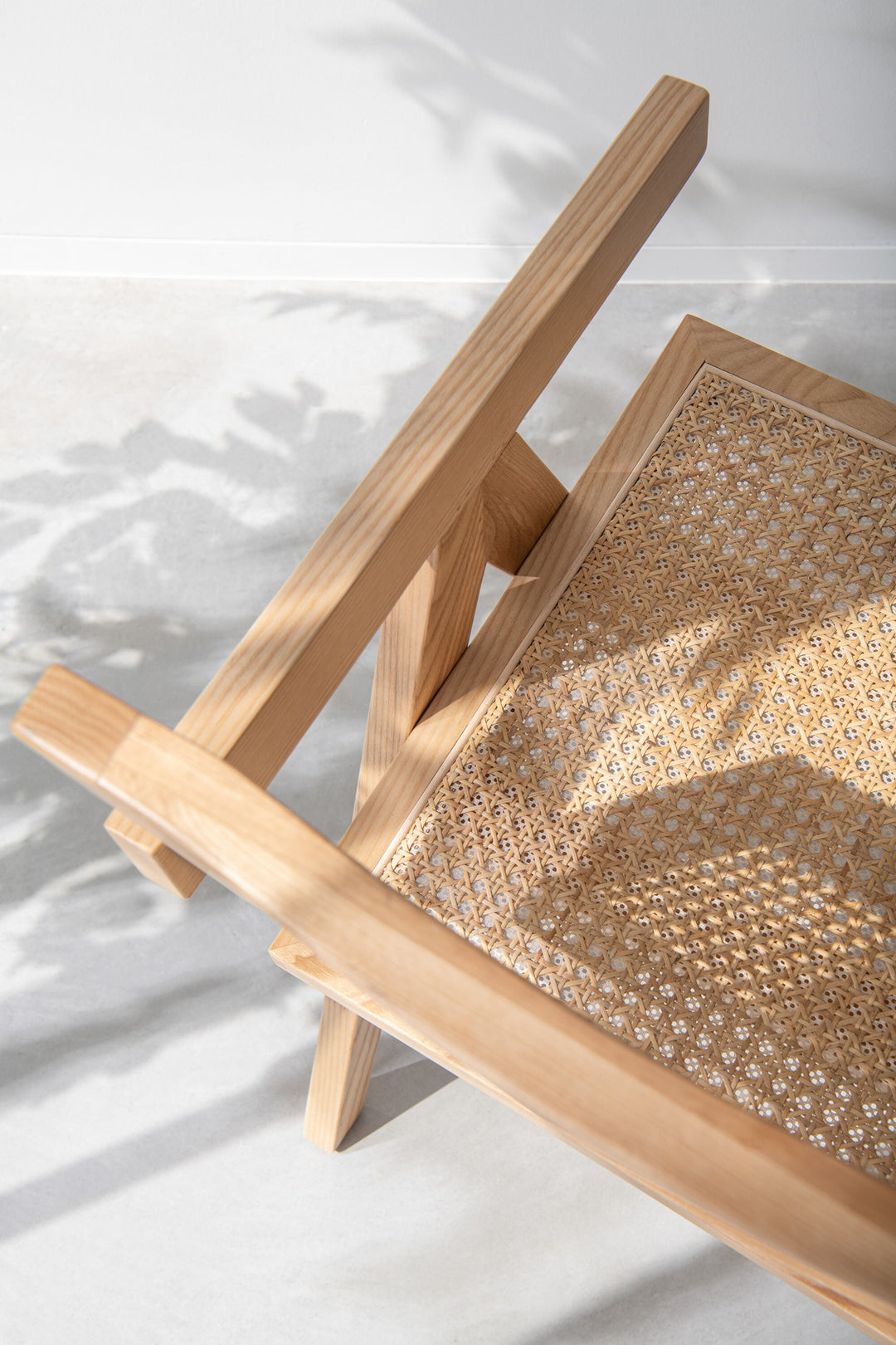 Chaise Naturel En Rotin Et Frêne | Elna