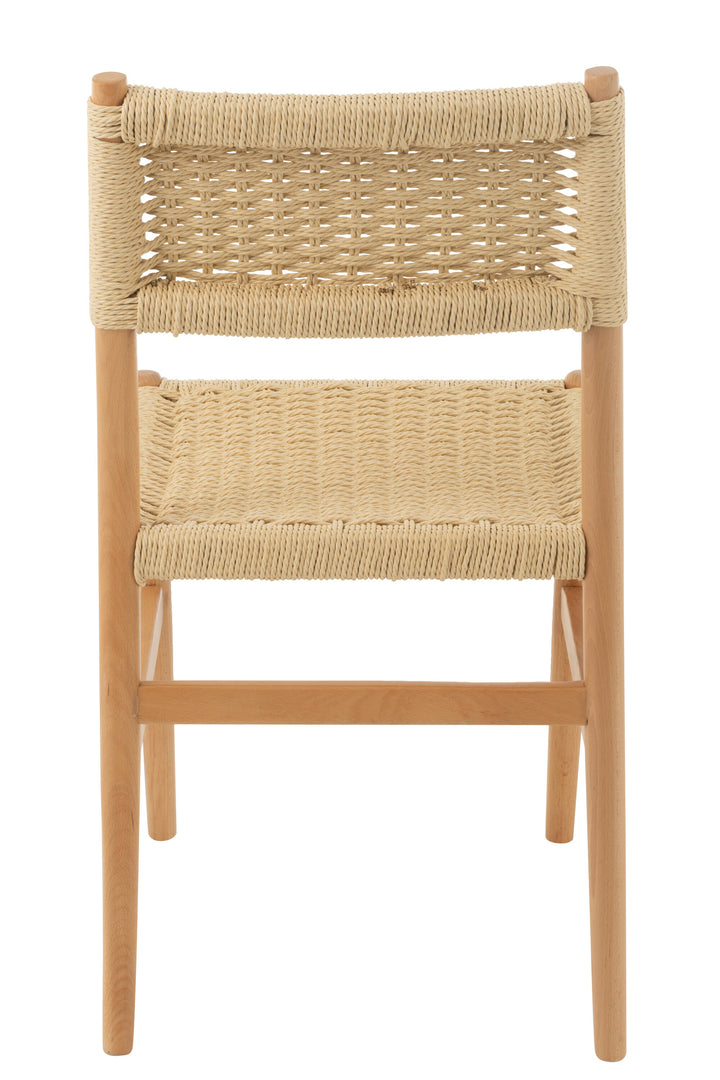 Chaise Hêtre Corde Naturelle | Soli