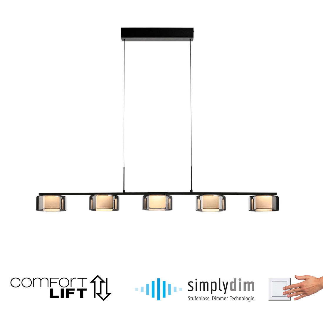 Suspension luminaire | Silbereno