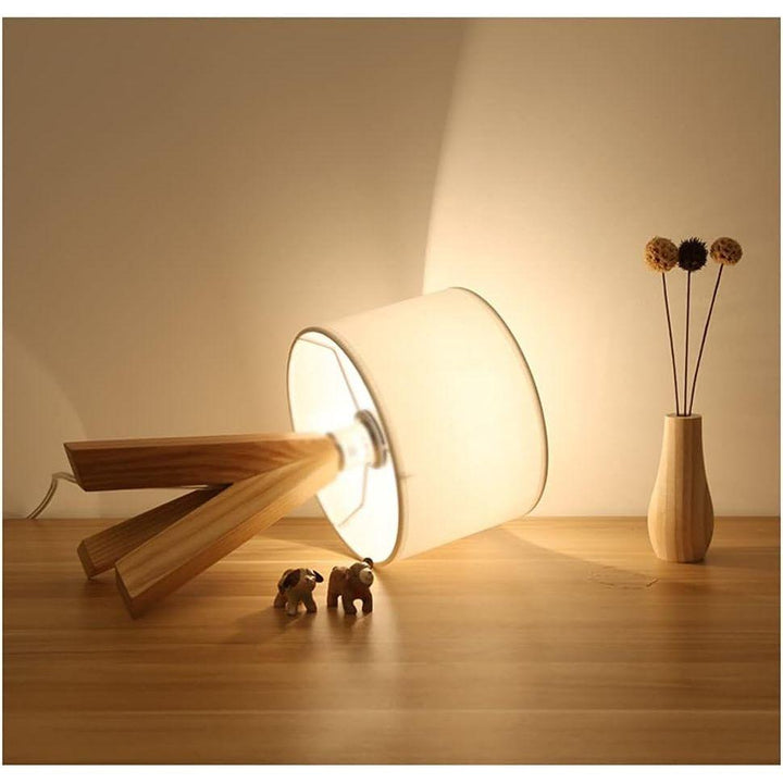 Lampe de Table Bois | Sérénité Naturelle | Designix - Lampe de chevet    - https://designix.fr/