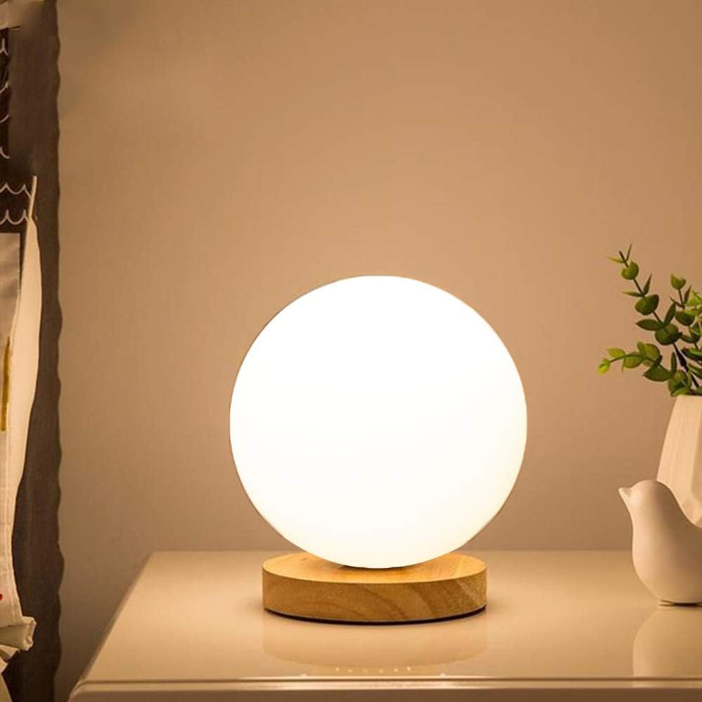 Lampe Boule à Poser | Lueur Sphérique | Designix - Lampe de chevet    - https://designix.fr/