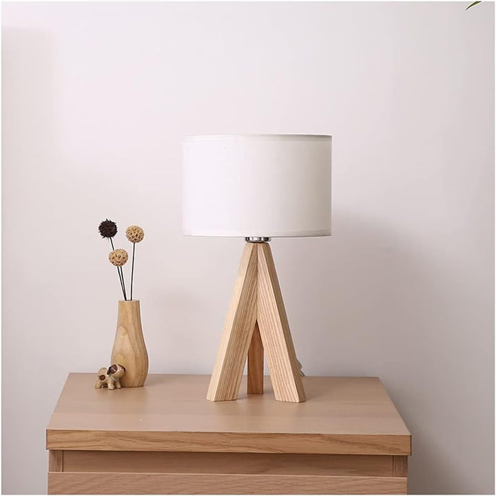 Lampe de Table Bois | Sérénité Naturelle | Designix - Lampe de chevet Blanc   - https://designix.fr/