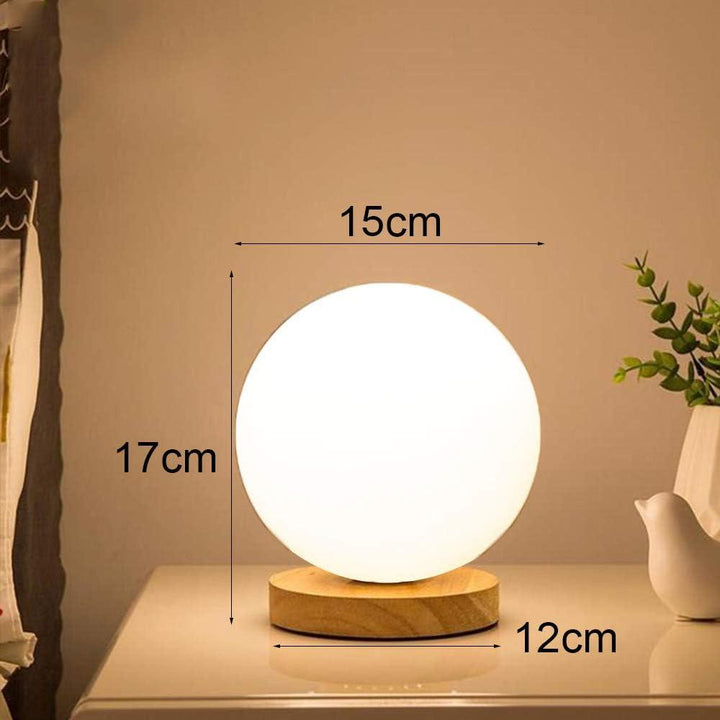 Lampe Boule à Poser | Lueur Sphérique | Designix - Lampe de chevet    - https://designix.fr/