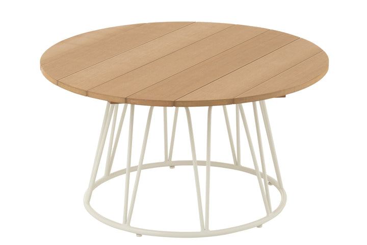 Table Zoa Acier Polyéthylène Blanc