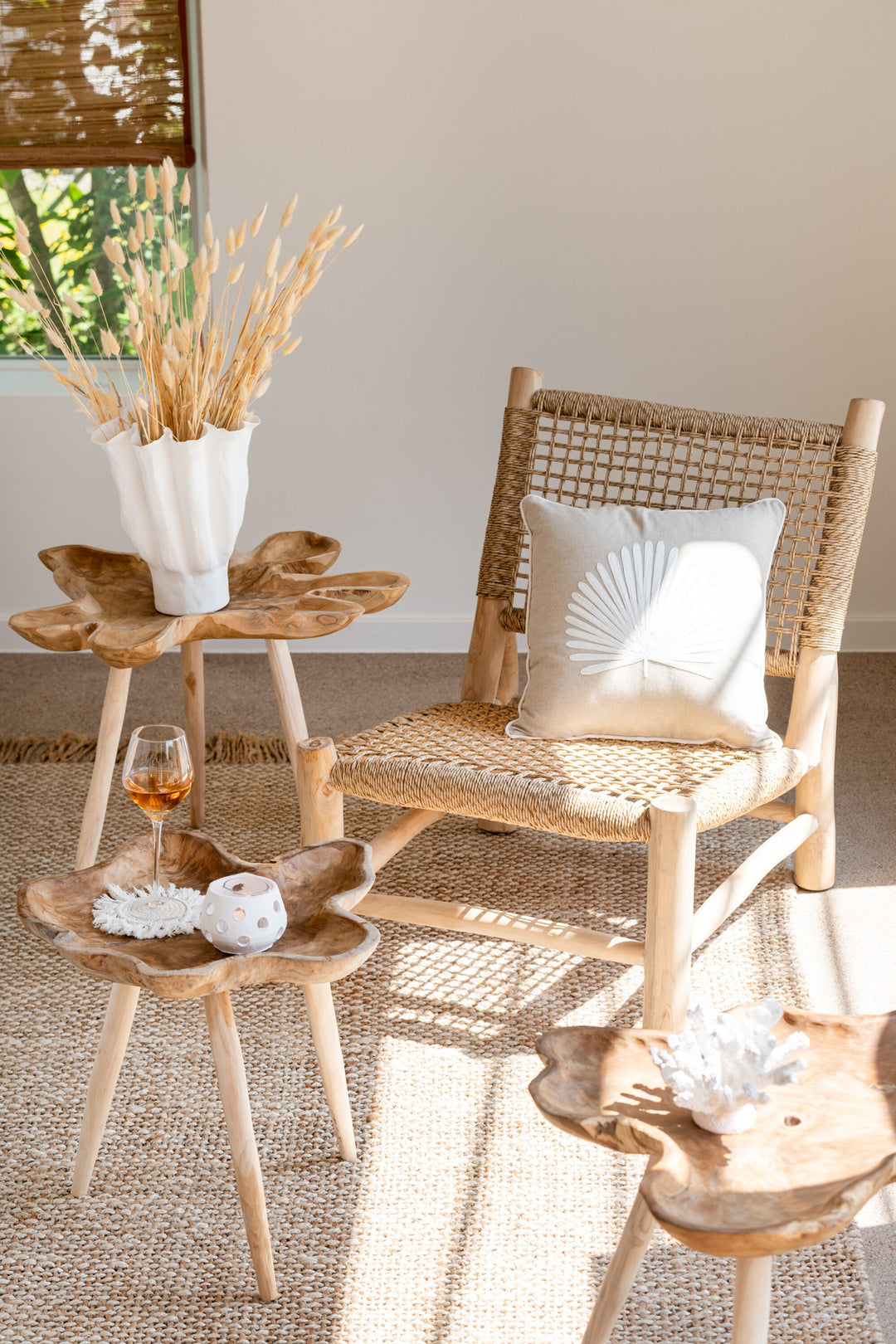 Fauteuil Vita en Teck et Plastique | Delo
