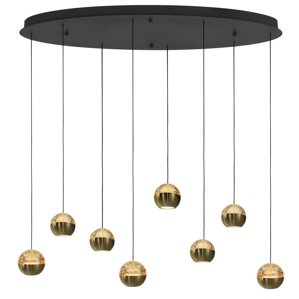 Suspension luminaire Belluno doré